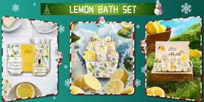 LEMON BATH SET