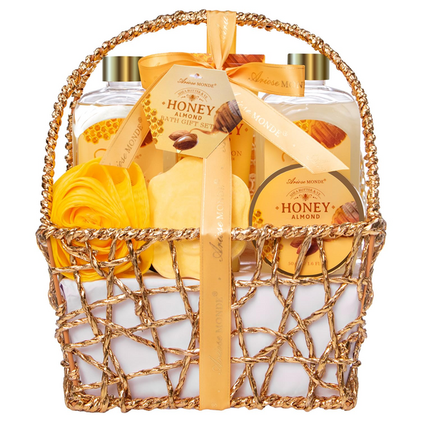 Honey Almond Bath Gift Set for Women