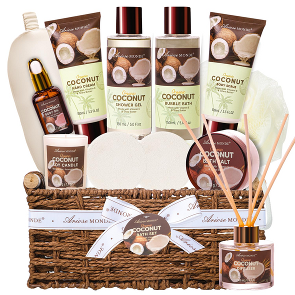 Coconut Bath Gift Set for Women