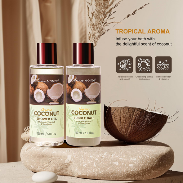 Coconut Bath Gift Set for Women