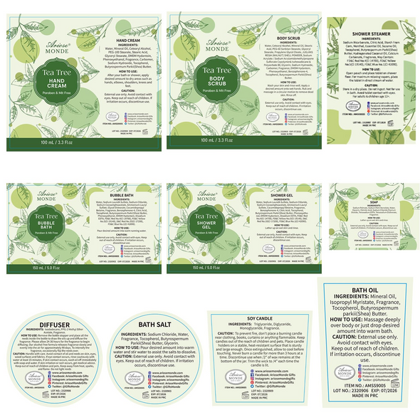 Tea Tree Bath Spa Gift Set