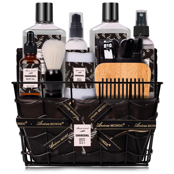 Charcoal Bath and Body Gift Set for Men