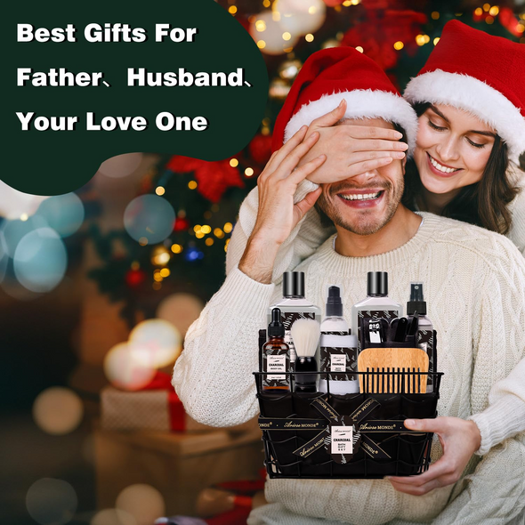 Charcoal Bath and Body Gift Set for Men