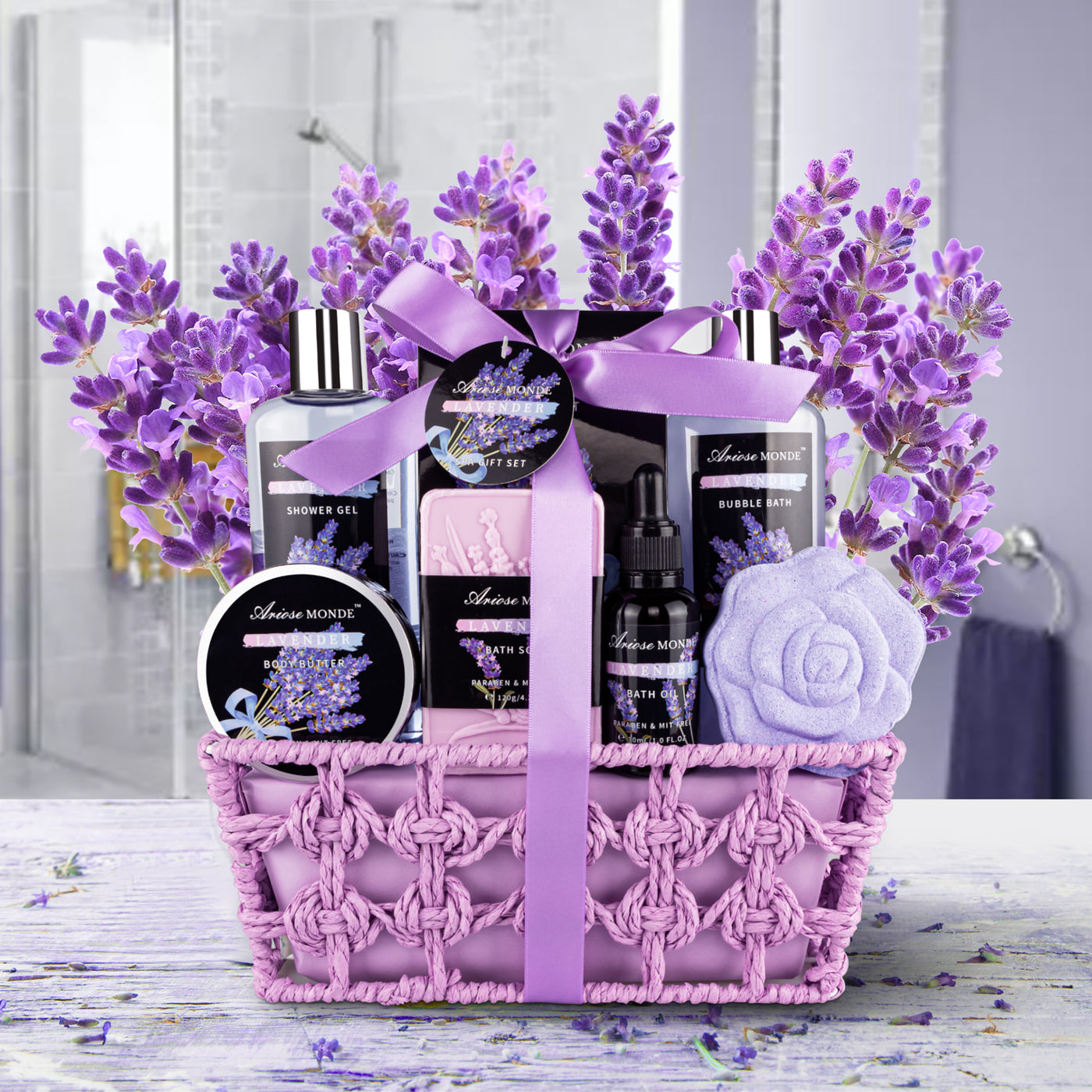 Completely Yoga Basket - Lavender Purple – OM Gifts & Baskets